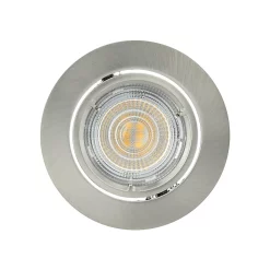 Castorama 3 Spots à Encastrer Colours Caius IP20 Chrome Brossé Ø8,5 Cm