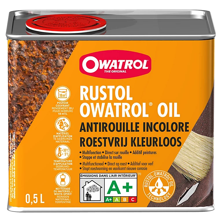 Castorama Anti-rouille 0,5L Rustol Owatrol 3 Castorama Anti-rouille 0,5L Rustol Owatrol