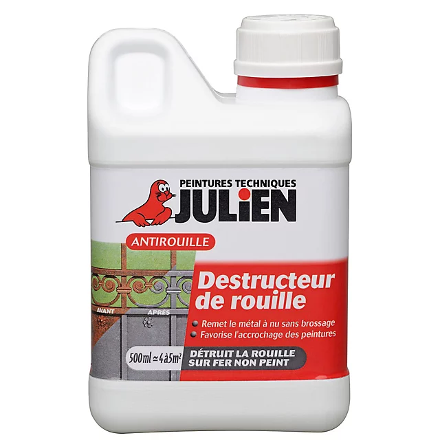 Castorama Destructeur De Rouille Julien Marbre Gris 0,5L 3 Castorama Destructeur De Rouille Julien Marbre Gris 0,5L