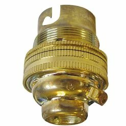 Castorama Douille B22 + Bague Tibelec Acier Laitonné