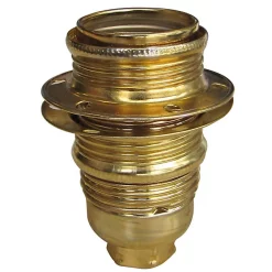 Castorama Douille E14 + Bague Tibelec Acier Laiton