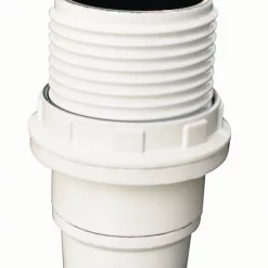 Castorama Douille E14 + Bague Tibelec Bakélite Blanc