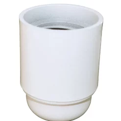 Castorama Douille E27 Lisse Tibelec Bakélite Blanc