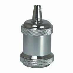 Castorama Douille E27 Métal Nickel Ø5 X L.9 Cm Tibelec