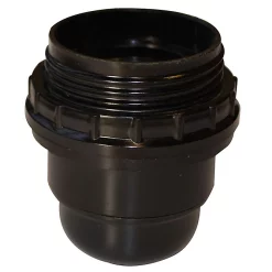 Castorama Douille E27 Tibelec Bakélite Mi-filetée Noir