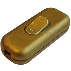 Castorama Interrupteur à Bascule Bipolaire TIBELEC 6A 250V Or