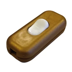 Castorama Interrupteur à Bascule Unipolaire TIBELEC 6A 250V Or