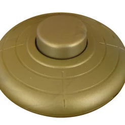 Castorama Interrupteur à Pied Unipolaire TIBELEC 2A 250V Or