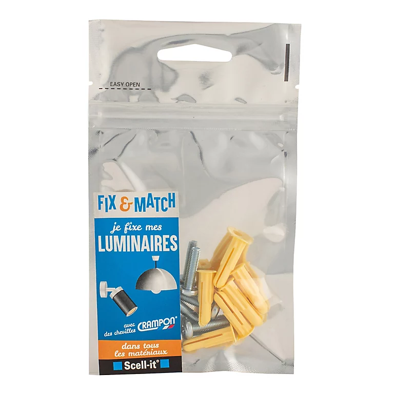 Castorama Kit De Fixation Luminaires Scell-It "Je Fixe" 3 Castorama Kit De Fixation Luminaires Scell-It "Je Fixe"