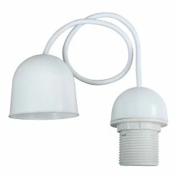 Castorama Montures Plastique Douille Tibelec E27 60W Blanc ø70 X H.60mm