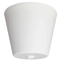 Castorama Pavillon Cache-fils Conique Tibelec Blanc Ø8,9 X H.7 Cm