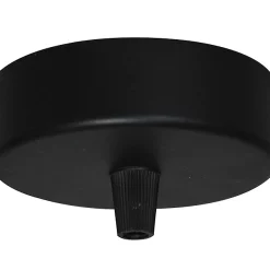 Castorama Pavillon Cylindrique TIBELEC Métal Noir Ø90 X H.25 Mm