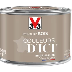 Castorama Peinture Bois Couleurs D'ici Beige Nature Velours V33 0,125L