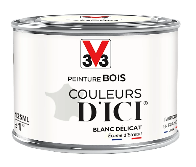 Castorama Peinture Bois Couleurs D'ici Blanc Délicat Velours V33 0,125L 3 Castorama Peinture Bois Couleurs D'ici Blanc Délicat Velours V33 0,125L