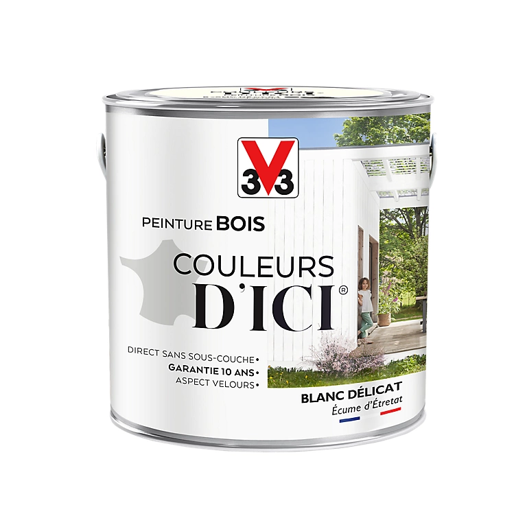Castorama Peinture Bois Couleurs D'ici Blanc Délicat Velours V33 2L 3 Castorama Peinture Bois Couleurs D'ici Blanc Délicat Velours V33 2L