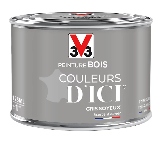 Castorama Peinture Bois Couleurs D'ici Gris Soyeux Velours V33 0,125L 3 Castorama Peinture Bois Couleurs D'ici Gris Soyeux Velours V33 0,125L