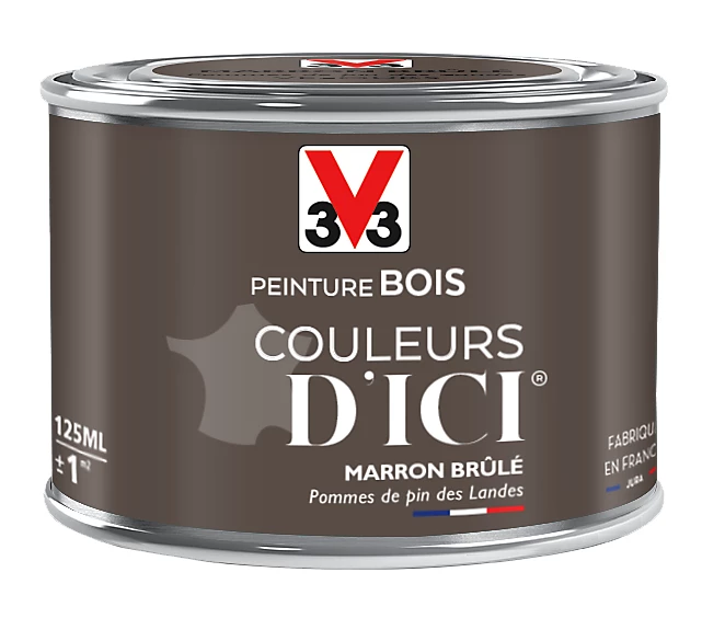 Castorama Peinture Bois Couleurs D'ici Marron Brûlé Velours V33 0,125L 3 Castorama Peinture Bois Couleurs D'ici Marron Brûlé Velours V33 0,125L