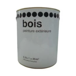 Castorama Peinture Bois Extérieur Blanc Satin 2,5L