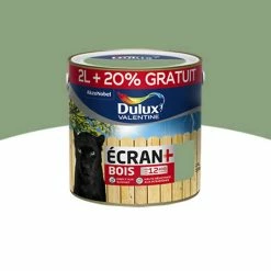 Castorama Peinture Bois Extérieur Ecran+ Bois Dulux Valentine Satin Vert Provence 2L +20% Gratuit