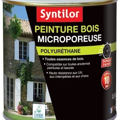 Castorama Peinture Bois Microporeuse Intérieur Extérieur Beige Sable Syntilor 0,5L