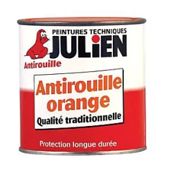 Castorama Peinture Protection Antirouille Minium Julien Mat Orange Mat 0,5L