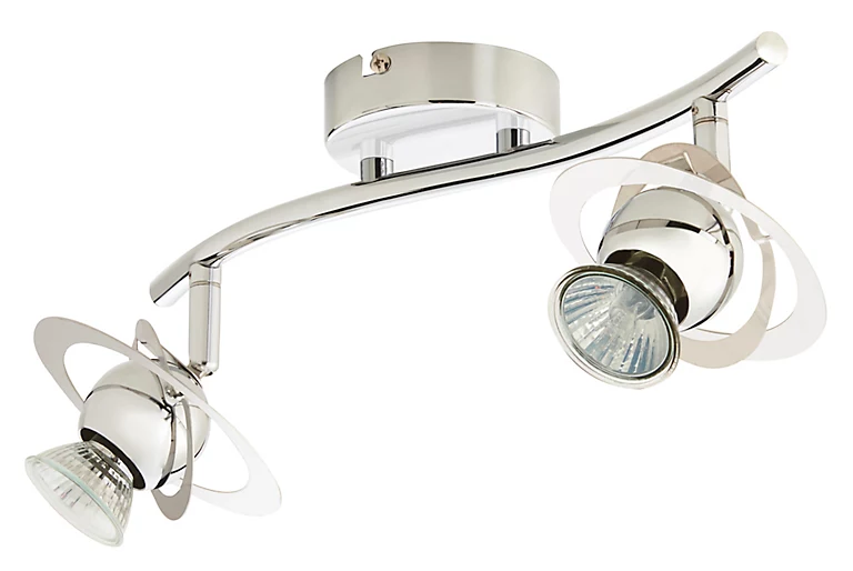 Castorama Réglette 2 Spots Astraea Métal Chrome GU10 2x35 W 3 Castorama Réglette 2 Spots Astraea Métal Chrome GU10 2x35 W