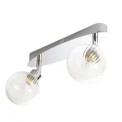 Castorama Réglette 2 Spots Eupraxia Métal/verre Chrome G9 2x25 W