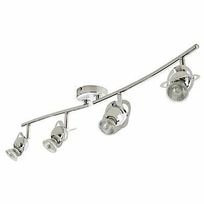 Castorama Réglette 4 Spots Astraea Métal Chrome GU10 4x35 W 3 Castorama Réglette 4 Spots Astraea Métal Chrome GU10 4x35 W