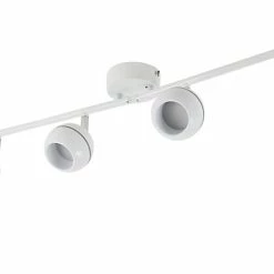 Castorama Réglette 4 Spots Melanippe Métal/plastique Blanc LED 4x5 W