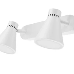 Castorama Réglette Spot LED Intégrée 2 Lumières 500 Lm 10W Blanc Chaud GoodHome Edson Blanc Mat L.25 X L.5 X H.15 Cm