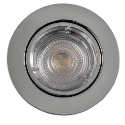 Castorama Spot à Encastrer Colours Caius IP20 Chrome Ø8,5 Cm