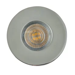 Castorama Spot à Encastrer Colours Hades IP65 Chrome Ø8 Cm