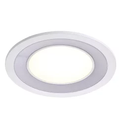 Castorama Spot Encastrable LED Intégrée Ø15cm 800lm IP20 Blanc Chaud Nordlux Blanc