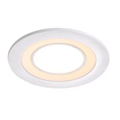 Castorama Spot Encastrable LED Intégrée Ø8cm 350lm IP20 Blanc Chaud Nordlux Blanc